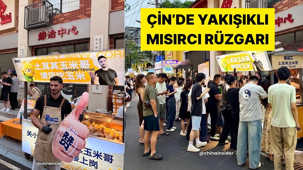 Ünü Karaköy'deki Tezgahından Dünyaya Yayılan Yakışıklı Mısırcı Çin'e Açıldı