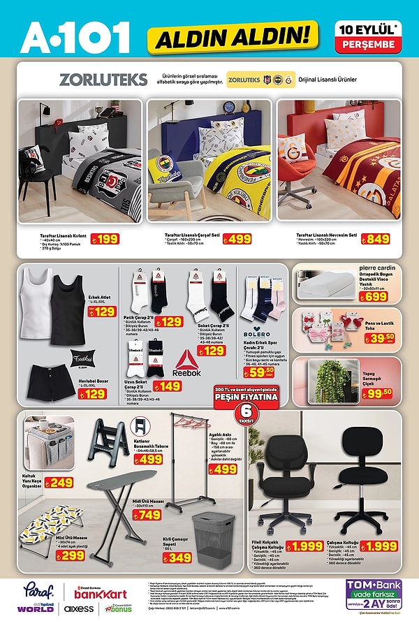 Zorluteks Taraftar Lisanslı Kırlent 199 TL