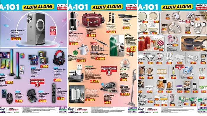 A101'e Cam Temizleme Robotu Geliyor! 10 Eylül 2026 A101 Aldın Aldın Kataloğu