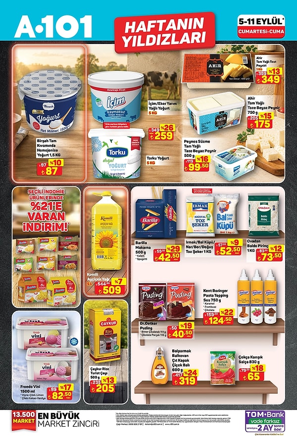 Birşah Tam Kıvamında Homojenize Yoğurt 1,5 kg 87 TL