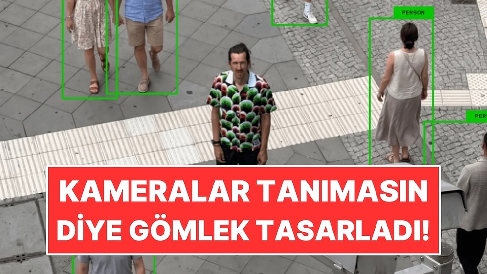 Kameralar Tanımasın Diye "Dünyanın En Çirkin Gömleğini" Tasarladı