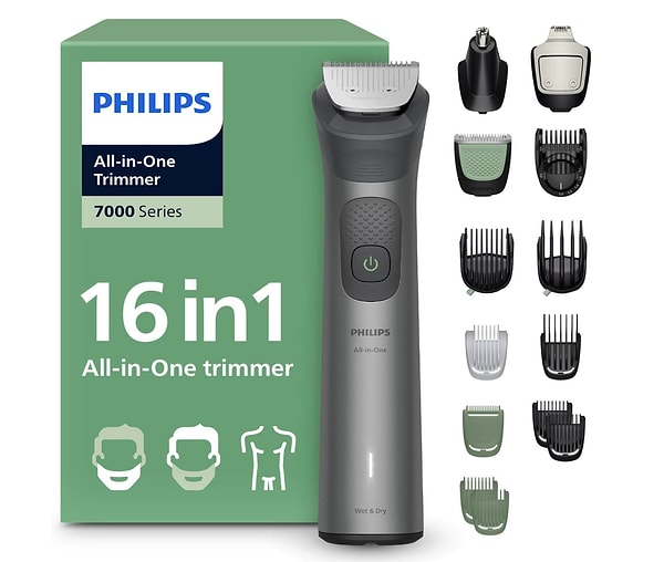 Philips 7000 Serisi 16'sı 1 arada erkek bakım seti son 365 günün en dip fiyatı net 2.374,00 TL!