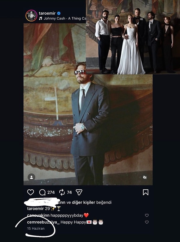 Taro Emir Tekin’in 15 Haziran tarihli paylaşımı, Burak Yörük ve Tuana Yılmaz’ın yaklaşık üç aydır evli olduğunu ele verdi!
