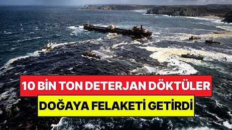 Denize 10 Bin Ton Deterjan Döktüler: Petrolü Temizleyelim Derken Katliam Yaptılar