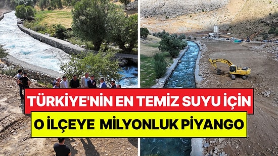 Türkiye’nin En Temiz Suyu İçin Dev Yatırım: İlçeye 300 Milyonluk Piyango Vurdu!