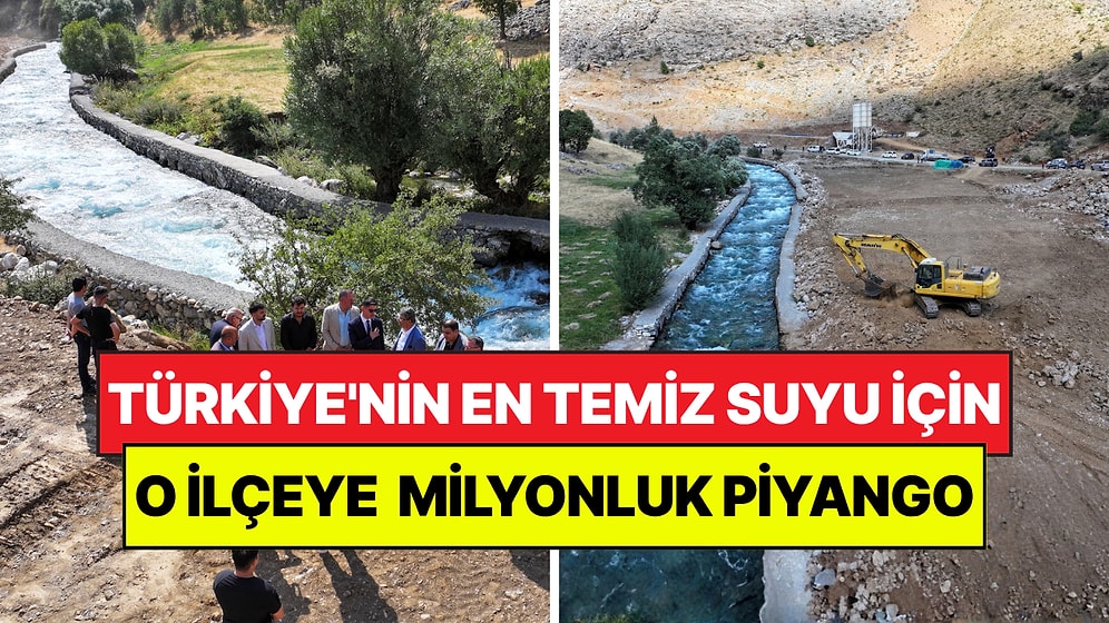 Türkiye’nin En Temiz Suyu İçin Dev Yatırım: İlçeye 300 Milyonluk Piyango Vurdu!