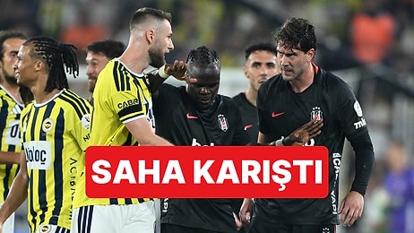 Fenerbahçe-Beşiktaş Derbisinde Saha Karıştı: Skriniar ve Vlahovic Sakinleştirilemedi
