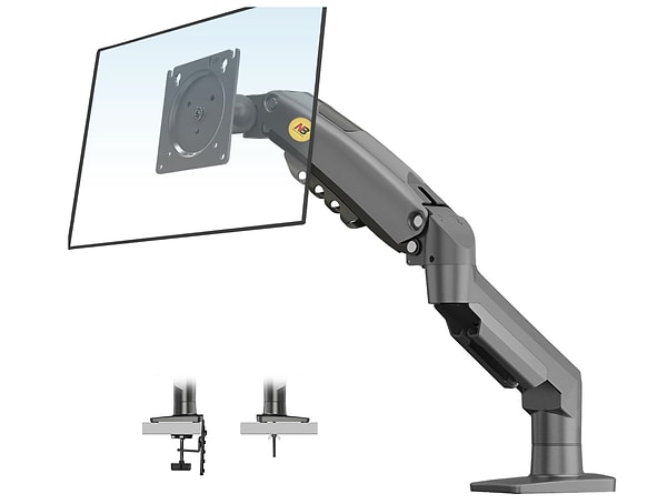 North Bayou NB F80 amortisörlü monitör tutucu kol çalışma masalarına ergonomi katıyor!