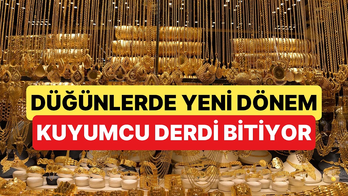 Düğün Takılarında Yeni Dönem Başlıyor: Kuyumcuya Gitmek Yerine Kiosklardan Altın Alınıyor