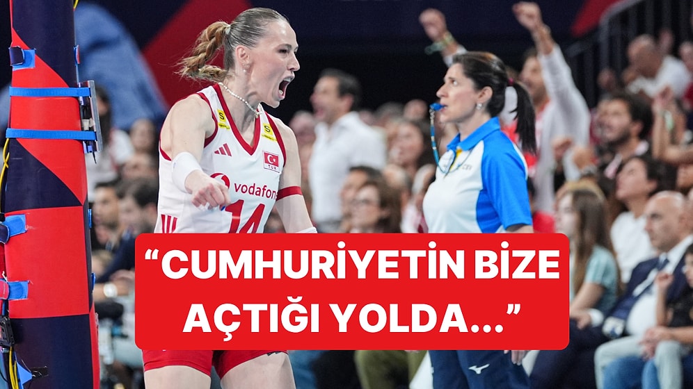 Şampiyon Filenin Sultanları'nda Kaptan Eda Erdem'den Duygusal Kutlama