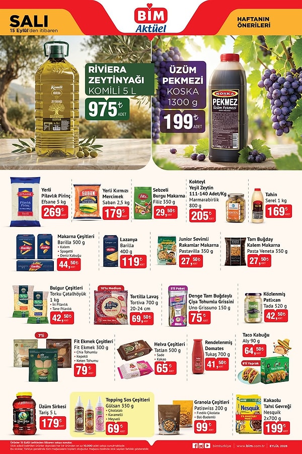 Riviera Zeytinyağı Komili 5 L 975 TL