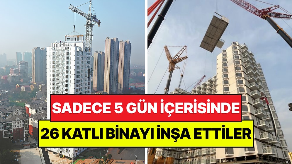 26 Katlı Binayı Sadece 5 Günde İnşa Ettiler: 1000 Yıl Ayakta Kalabileceği Söyleniyor