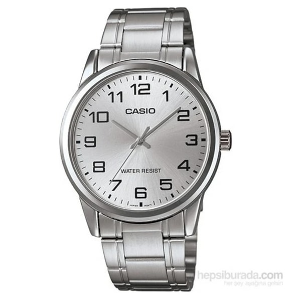 Casio gümüş renkli analog erkek kol saati sepete özel 1.990,00 TL yerine net 1.592,00 TL!