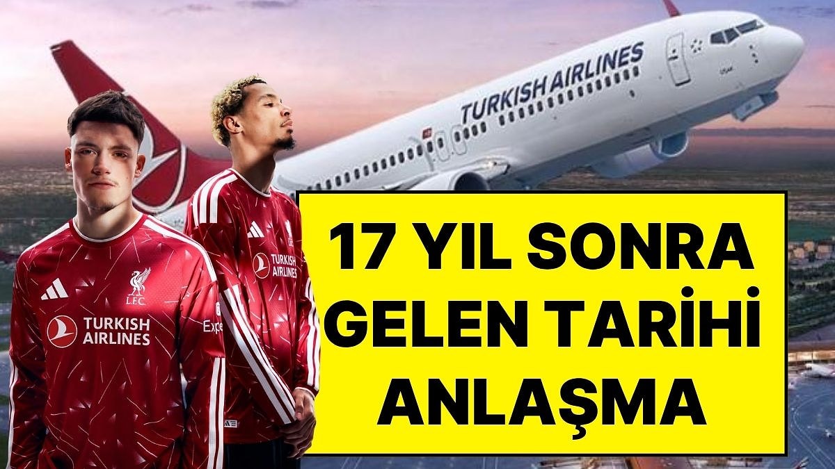 Türk Hava Yolları (THY) Premier Lig Takımlarından Liverpool'un Ana Sponsoru Oldu