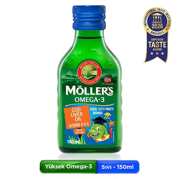 3. Möller's Tutti Frutti Omega 3 Balık Yağı