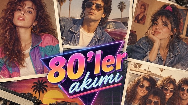 Sosyal medyada son günlerde nereye baksak 80'ler atmosferi var! Yapay zeka sayesinde herkes kabarık saçlar, vatkalı kıyafetler ve nostaljik stüdyo pozları eşliğinde yılları geri sarmaya başladı.