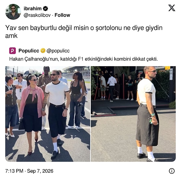 Biraz da moda...