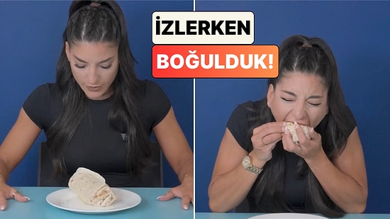 İngiliz Profesyonel Hızlı Yemek Yarışmacısı Leah Shutkever'in Rekorunu Yenilediği Anlar Nefes Kesti