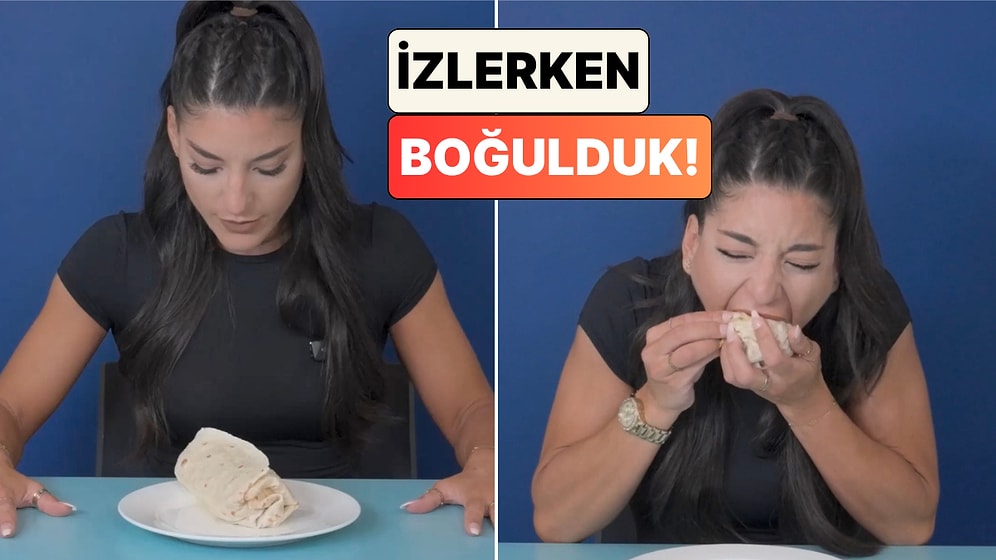 İngiliz Profesyonel Hızlı Yemek Yarışmacısı Leah Shutkever'in Rekorunu Yenilediği Anlar Nefes Kesti