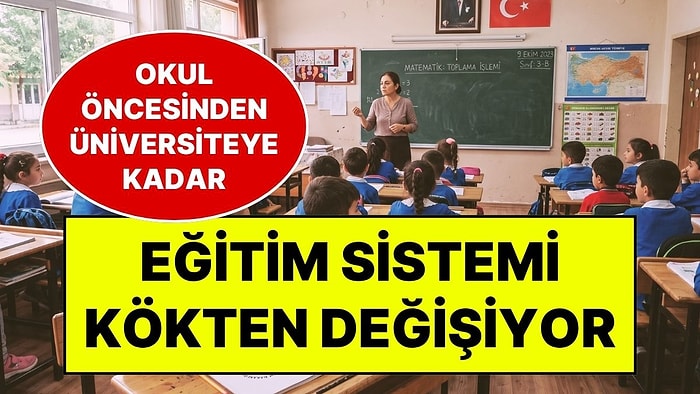 Eğitim Sisteminde Yeni Dönem: Öğrencilerin Yetenekleri Artık Çok Daha Erken Yaşta Belirlenecek