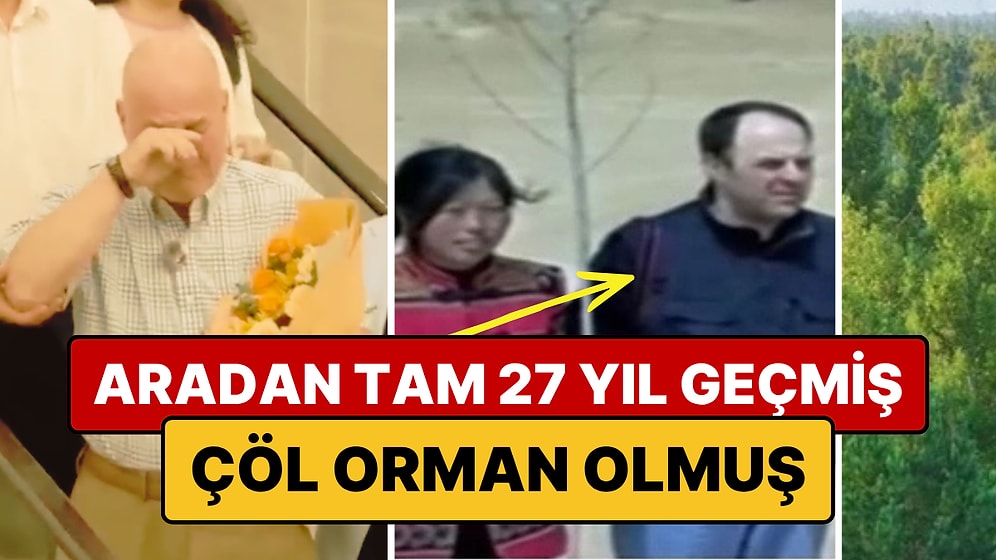 Kumların Ortasına Diktiği Umut Ormana Dönüştü: 27 Yıl Sonraki Buluşma Duygulandırdı