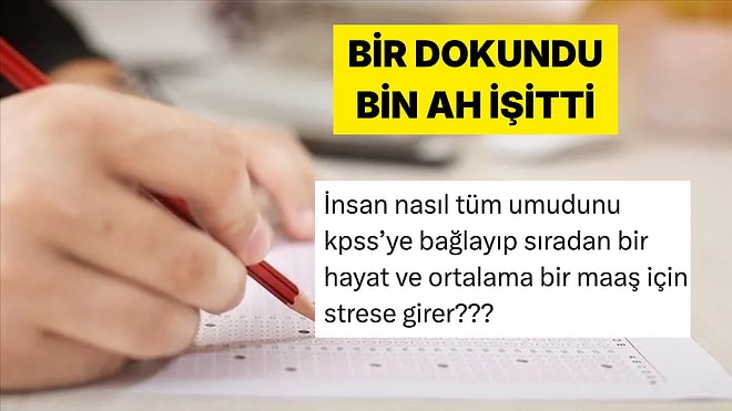 "Neden Strese Giriyorsunuz?" Diye Sordu: KPSS Paylaşımı Sosyal Medyayı İkiye Böldü