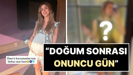 Oğlu Ömer'i Kucağına Alan Nazlı Sabancı’nın Doğumdan 10 Gün Sonraki Fit Hali Dikkat Çekti!