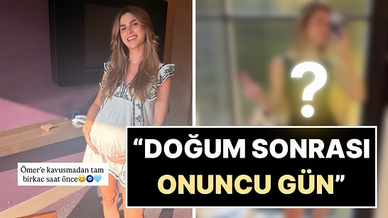 Oğlu Ömer'i Kucağına Alan Nazlı Sabancı’nın Doğumdan 10 Gün Sonraki Fit Hali Dikkat Çekti!