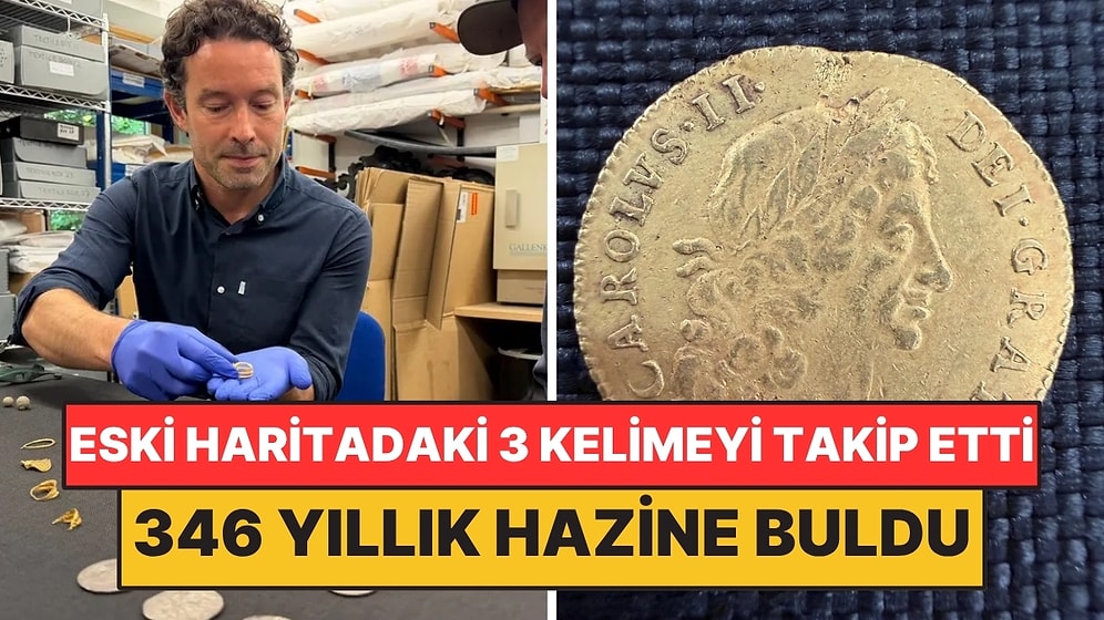 Eski Haritadaki Üç Kelimeyi Takip Etti: 346 Yıllık Hazine Buldu