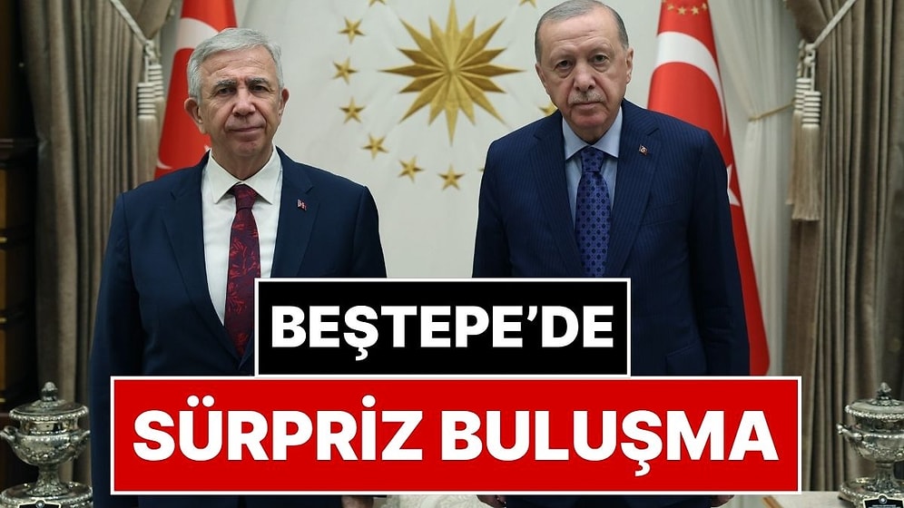 Açıklamalar Peş Peşe Geldi: Cumhurbaşkanı Erdoğan, Mansur Yavaş'ı Beştepe'de Kabul Etti