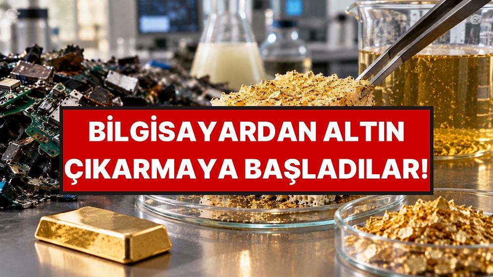 Peynirden Ürettikleri Süngerle Çöpe Giden Bilgisayarlardan Altın Çıkarmaya Başladılar