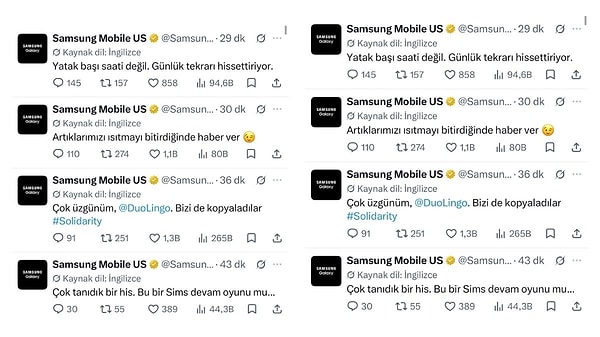 Apple sahnede yeni özellikleri sıralarken Samsung'un ilk mesajı düştü: "Yatak başı saati de mi? Bu iş Groundhog Day'e döndü."
