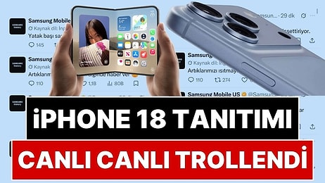 Samsung, iPhone 18 Lansmanını Canlı Canlı Trolledi: "Artıklarımızı Isıtmayı Bitirince Haber Ver"