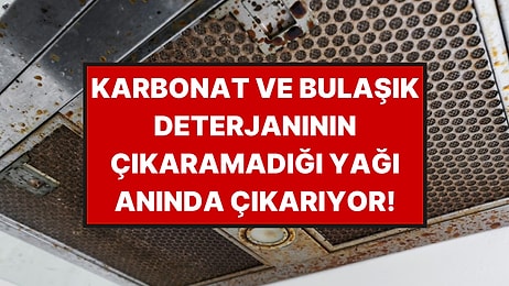 Ne Karbonat Ne Bulaşık Deterjanı: Davlumbaz Filtrelerindeki Yağları Çözmek İçin Bu 2 Malzeme Yetiyor