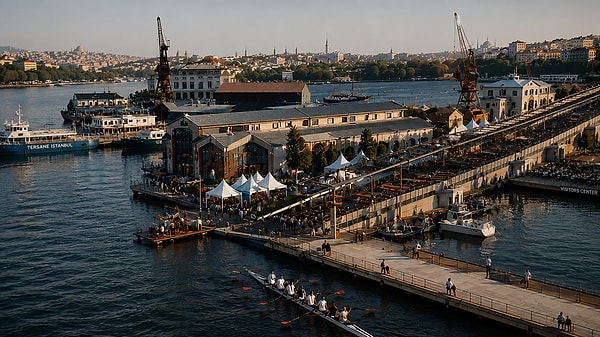 Haliç'te 3.500 metrelik kıyı küreği parkuru kuruluyor, sporcular rüzgâr ve akıntıyla da uğraşacak.