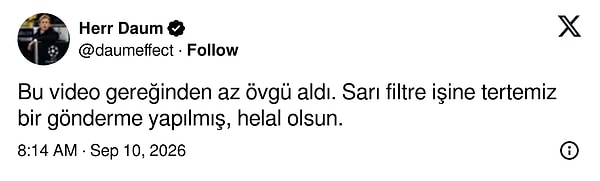 Göndermenin hak ettiği ilgiyi görmediğini düşünenler oldu.