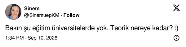 Kimisi eğitim sistemiyle kıyasladı.