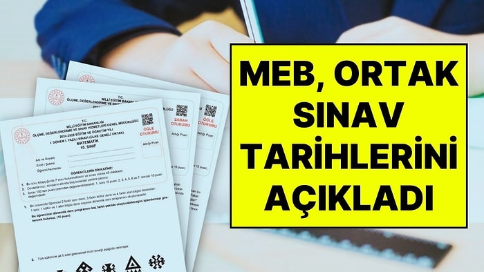 MEB 2026-2027 Sınav Takvimini Açıkladı: Ortak Yazılı Sınavlar 11-12 Kasım'da Başlıyor