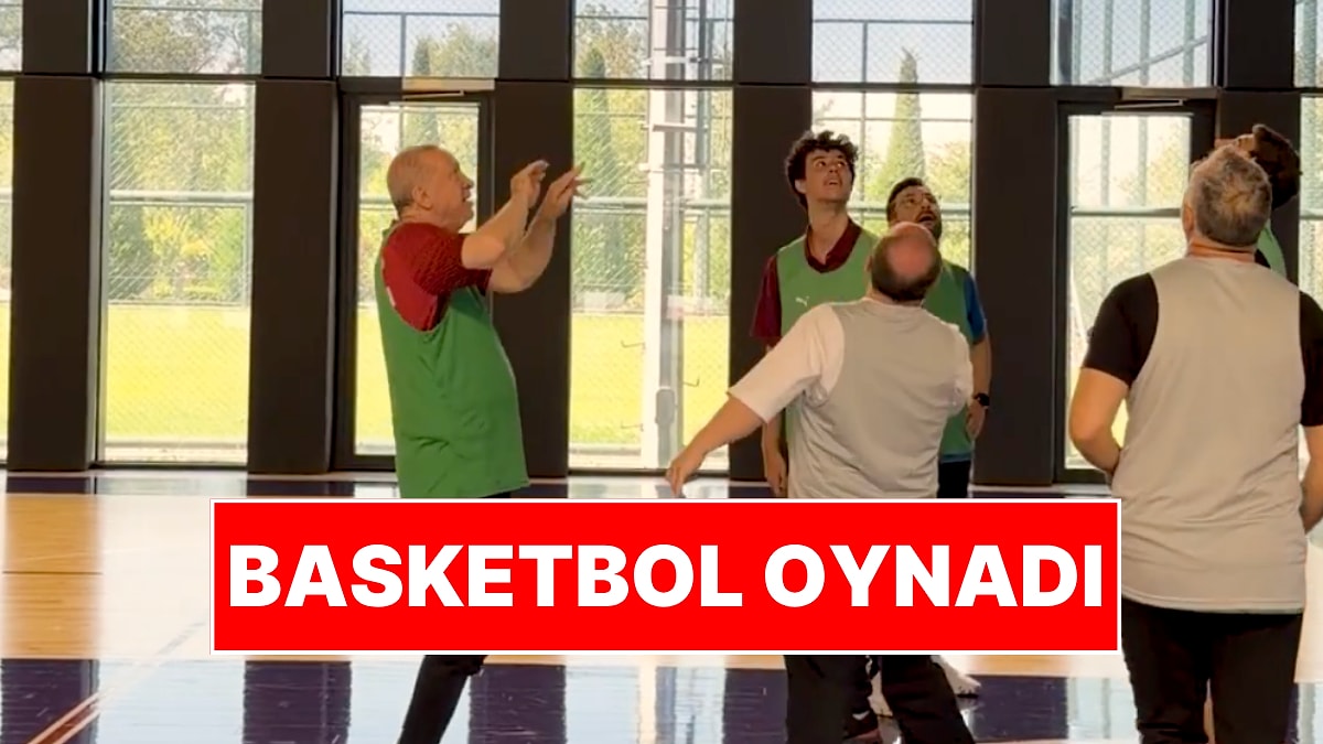 Cumhurbaşkanı Erdoğan Basketbol Oynadı