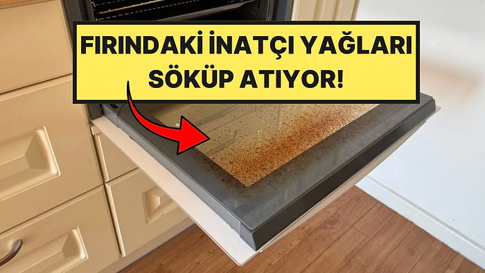 Fırın Temizliğinde Basit Formül: Kapaktaki İnatçı Yağlar 2 Malzemeyle Kolayca Çıkıyor