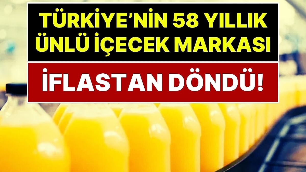 Konkordato Başvurusu Yapan ve İflası Beklenen Türkiye'nin 58 Yıllık Meyve Suyu Markası Aroma İçin Yeni Gelişme