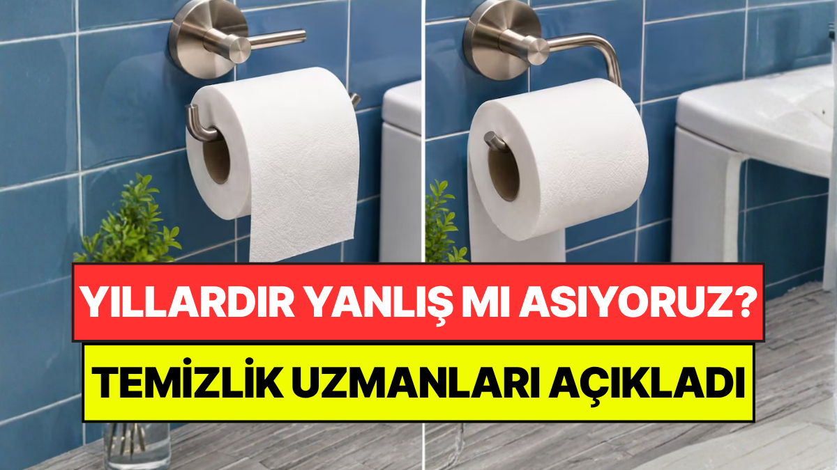 Yılların Tartışmasını Bitirdiler: Tuvalet Kağıdı Hangi Tarafa Doğru Asılmalı?