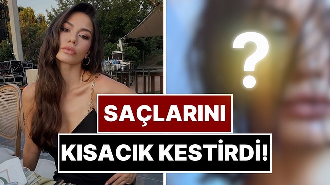 Upuzun Saçlarına Tek Hamlede Veda Etti: Demet Özdemir Radikal Bir Kararla Saçlarını Kısacık Kestirdi!