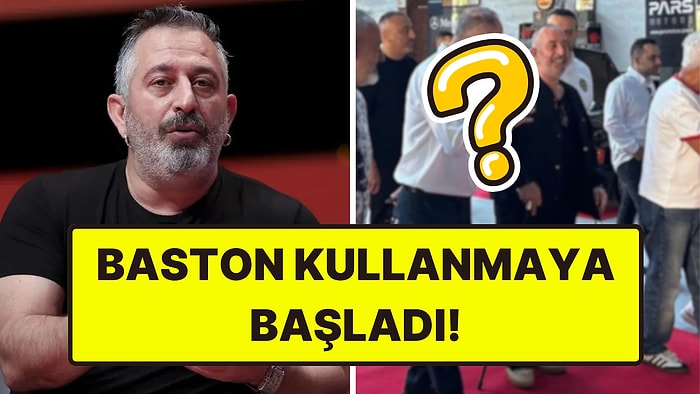 Anjiyo Olan Cem Yılmaz Katıldığı Davette Bastonla Görüntülendi
