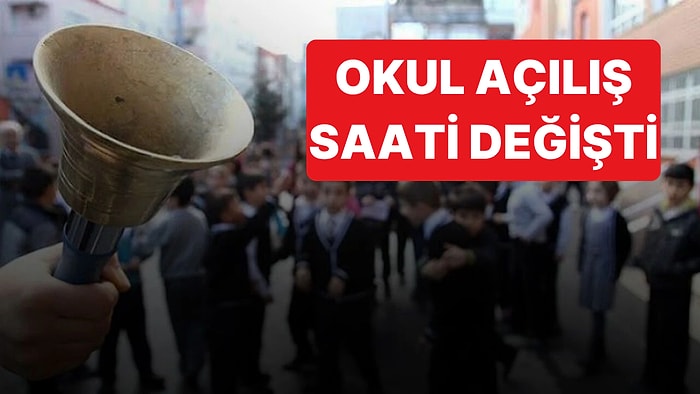 İstanbul'da Valilik Kararıyla Pazartesi Günü Okulların Açılış Saati Değişti