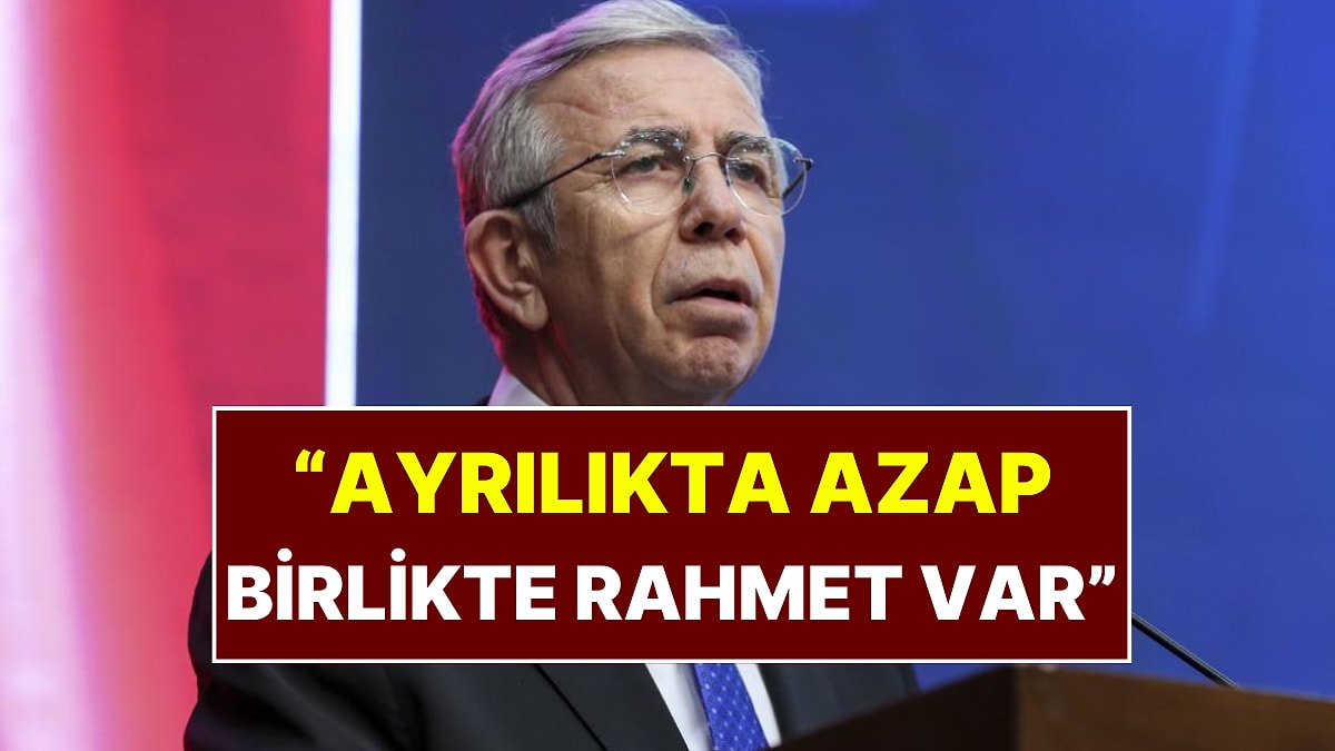 CHP'den Ayrılacak mı? Mansur Yavaş'tan Dikkat Çeken Yanıt