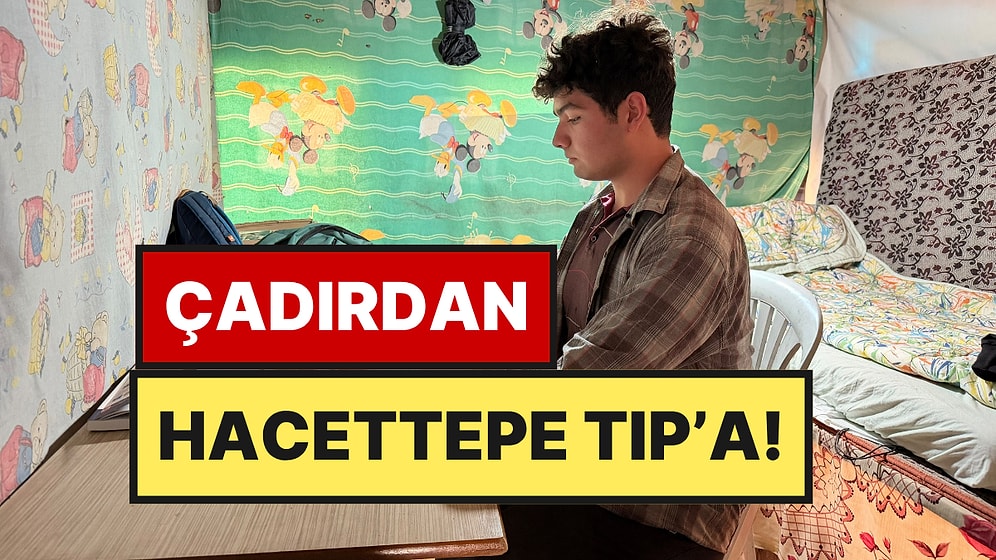 Çadırda Büyüyen Genç Hacettepe Tıp'ı Kazandı