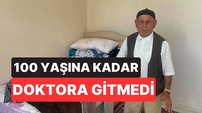 100 Yaşına Kadar Doktora Gitmedi: Uzun Yaşamının Sırrını Açıkladı