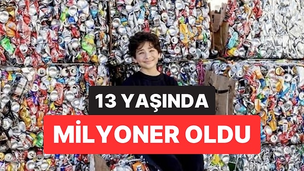 13 Yaşındaki Çocuk, 1,5 Milyon Kutu Toplayarak Milyoner Oldu