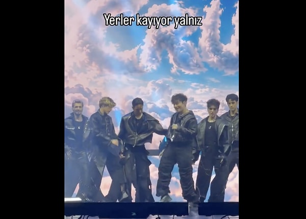 "Yerler kayıyor yalnız"